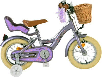 Produktbild von VOLARE Kinderfahrrad Blossom  12 Zoll lila, ohne Rücktrittbremse