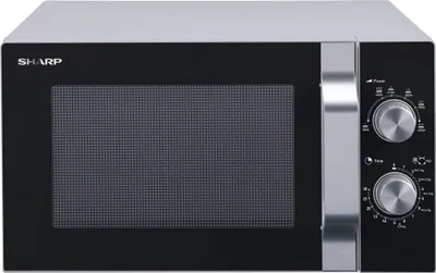 Produktbild von Mikrowelle Solo-Mikrowellengerät Sharp R204SA 6 Leistungsstufen 800 Watt Silber