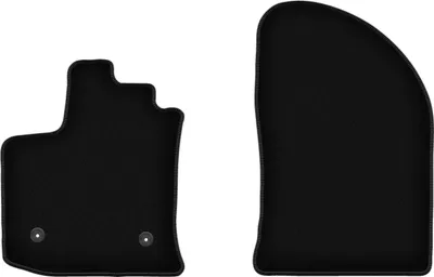 Immagine prodotto di Wielganizator Tappetini anteriori in velluto per Dacia Lodgy (2012-, minivan) neri, set 2 pz, con fissaggi