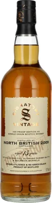 Produktbild von Signatory Vintage 100 Proof Edition NORTH BRITISH 15 Years Old Single Grain #2 2009 57,1% Vol. 0,7l