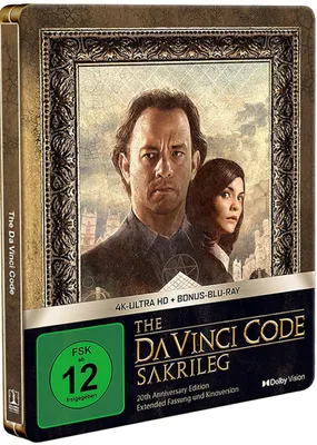 Produktbild von The Da Vinci Code - Sakrileg [20th Anniversary Limited Steelbook Edition] (4K Ultra HD)