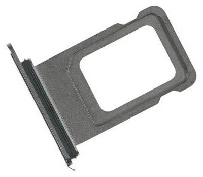 Produktbild von iPhone XS Max Sim Karten Halter Tray Fach, Silber