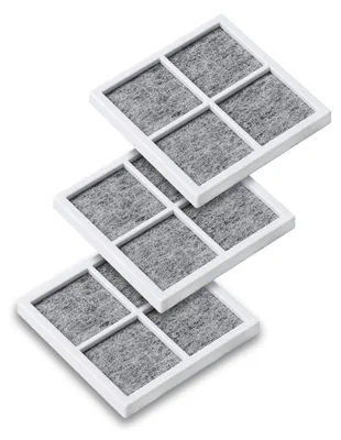 Produktbild von Kühlschrank Luftfilter 3 Stück, Aktivkohle Filter gegen Gerüche, kompatibel mit gängigen LG Kühlschränken, 81 x 81 x 9 mm, Filterlebensdauer 6 Monate
