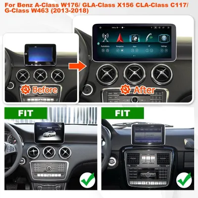Produktbild von 2DIN Multimediaradio – Autoradio mit Carplay, GPS-Navigationssystem – Android – Touchscreen – Prozessor