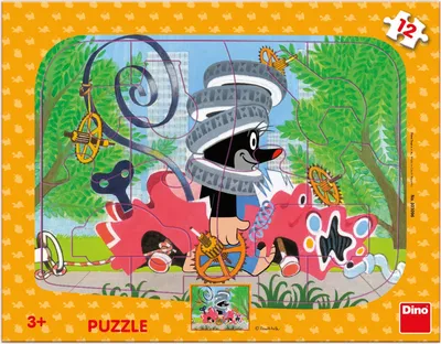Obrázok produktu pre Puzzle Krtko opravár 12 dielikov