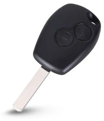 Produktbild von Schlüsselhülle Renault Clio 3 – 2 Knöpfe – schwarz – ohne Elektronik & Batterie