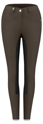 Image de Cavallo Ciora Grip ST strass espresso-noir Culotte femme à fond Cava-Grip, Taille:88