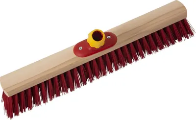 Produktbild von Novaliv Straßenbesen 50 cm Besenkopf I Besen ohne Stiel I Elaston rot I Grob I Industriebesen Kehrbesen Gartenbesen Hofbesen