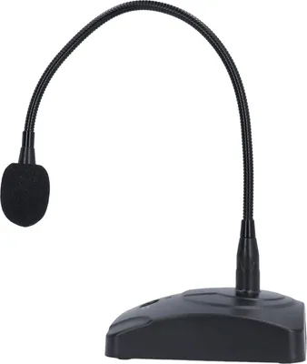 Zdjęcie produktu dla Mikrofon na gęsiej szyi z gniazdem XLR, 360-stopniowa tuba, biurkowy mikrofon pojemnościowy o charakterystyce kardioidalnej do transmisji na żywo w sali konferencyjnej