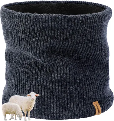 Obrázek produktu pro Šála na krk z merino vlny, podšitá fleecem, univerzální velikost, vhodná do chladného počasí