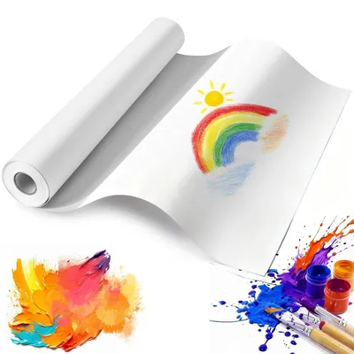 Zeichenpapierrolle 44 cm x 20 m, 454 Blatt, 70 g/m², weiß