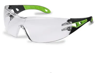 Produktbild von uvex Schutzbrille pheos supravision excellence schwarz/grün - klar