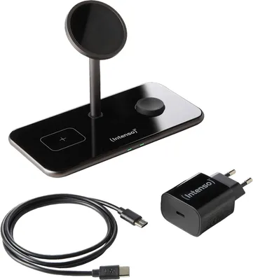 Produktbild von Intenso MB13, Drinnen, USB, Kabelloses Aufladen, 1,5 m, Schwarz
