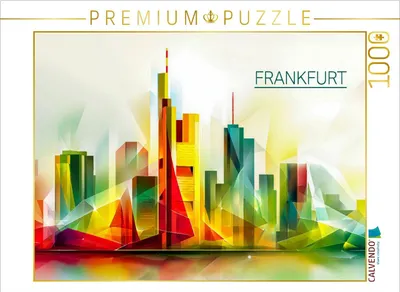 Produktbild von CALVENDO Puzzle Frankfurt | 1000 Teile Lege-Größe 64x48cm Foto-Puzzle für glückliche Stunden