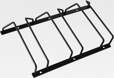 Produktbild von Weinglasregal zum Aufhängen, für Bar, Esszimmer, 3 Reihen, 18 cm, Schwarz