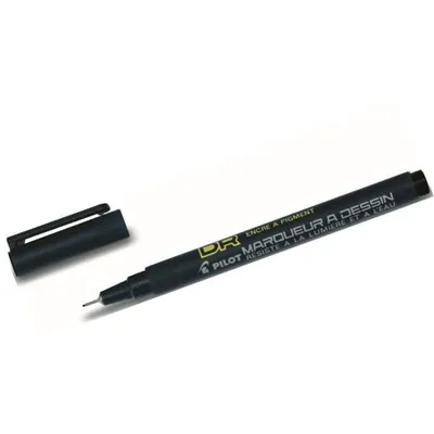 Produktbild von Pilot Drawing Pen 02, Schwarz, Schwarz