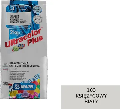 A bag of Mapei Ultracolor Plus grout.