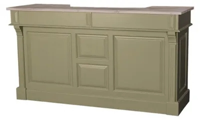 Zdjęcie produktu dla Casa Padrino secesyjna lada sklepowa 160 cm lada sklepowa wyposażenie sklepu w stylu wiejskim - wszystkie kolory