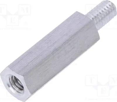 Produktbild von 10x Distanzmuffe mit Gewinde Innengew: M4 20mm  Außengew: M4 236X20 Distanzelemente