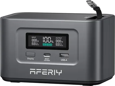 Produktbild von Tragbare Powerstation, Hochkapazitätsbatterie, Mehrere Ladeanschlüsse, AFERIY Nano100