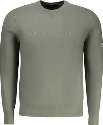 Produktbild von Grüner Herren Pullover mit Druck & Applikation - Ocean Positive Design