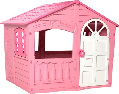 Zdjęcie produktu dla Westmann plastikowy domek do zabawy Pinky kolorowy 140x111x115 cm
