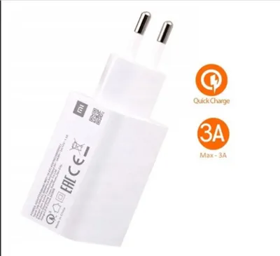 Produktbild von Original Ladegerät für Xiaomi POCO X3 Pro MDY-11-EP QuickCharge 3+ in weiß white 22.5W Netzteil 3A 3000mAh Bulk +gratis Emiro® Reinigungspad