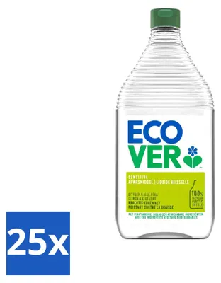 Produktbild von 25 x Ecover Spülmittel Zitrone & Aloe Vera - 950 ml - Vorteilspackung - 25 Stücke