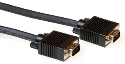 Immagine prodotto di ACT Cavo di collegamento VGA maschio-maschio nero 1,8 m 1,8 m Cavo VGA (D-Sub) VGA (D-Sub) nero (AK4260)