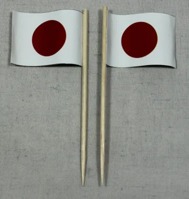 Produktbild von Party Picker Flagge Japan 25 Stück Beutel Papierfähnchen