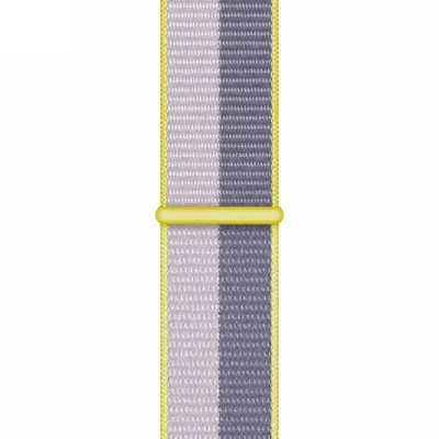 Produktbild von Apple MN5J3ZM/A Intelligentes tragbares Accessoire Band Grau, Lila, Gelb Nylon