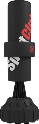 Produktbild von SPORTNOW Boxsack Stehend, 65-175 cm Standboxsack Kickboxsack Punchingsack mit Saugfuß, Boxbandagen, Boxtraining Geräte für Boxen, Kickboxen