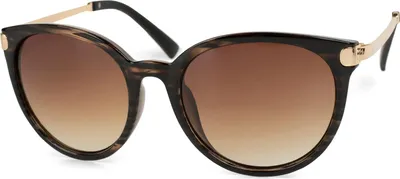 Produktbild von styleBREAKER Damen Sonnenbrille in Katzenaugen Cat-Eye Form, Kunststoff Vollrand Gestell und Metall Bügel 09020073