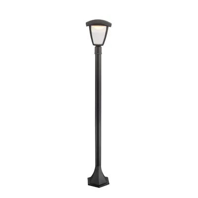 Immagine prodotto di Lampada da terra per esterni a LED, lanterna, alluminio, nero, H 110 cm