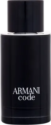 Produktbild von Armani Code Eau de Toilette 75 ml für Männer, nachfüllbar, orientalisch-holzige Noten, Tag & Abend