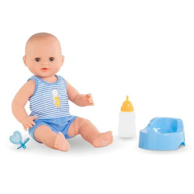 Zdjęcie produktu dla Corolle Mon Grand Poupon Lalka pijąca i siusiająca - Paul, 36 cm