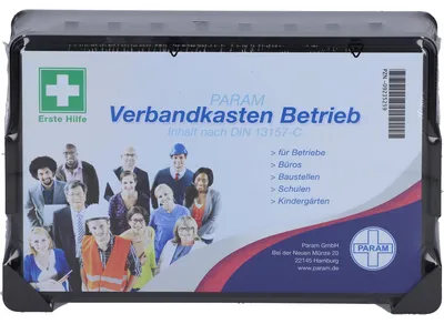 Produktbild von Verbandkasten Betrieb 13157-C mit Halterung PARAM, 1 St