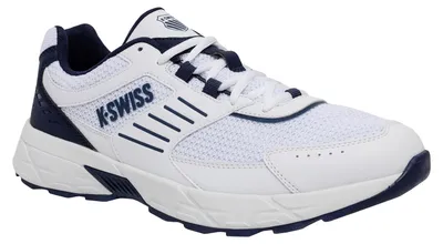 Produktbild von K-Swiss Herren Fario M Sneaker, Freizeitschuh, 04779-124-M weiß/blau, Schuhgröße:40 EU