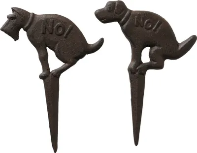 Obrázek produktu pro sada 2 zahradních cedulí Doggy