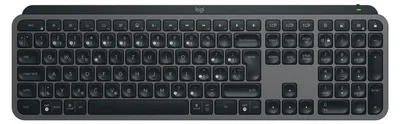 Zdjęcie produktu dla Logitech MX Keys S, Bezprzewodowy, Bluetooth, Przełącznik nożycowy, QWERTZ, LED, Grafitowy