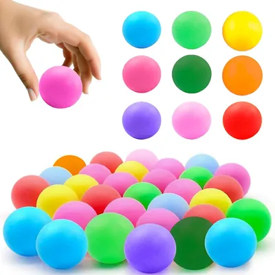 Imagen del producto de Pelotas de ping pong de colores, 30 unidades, 40 mm, para juegos y decoración