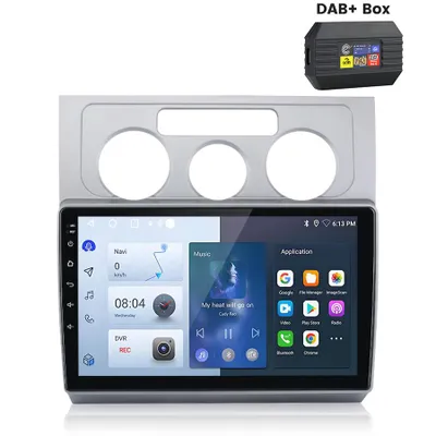 Produktbild von Carplay SWC FM 2+64G Android13 DAB+ Für VW Touran 1T1 1T2 1T3 2003-2010 10 zoll AutoradioGPS Navi WIFI BT RDS