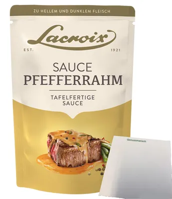 Produktbild von Lacroix Pfefferrahm-Sauce (150g Beutel) + usy Block