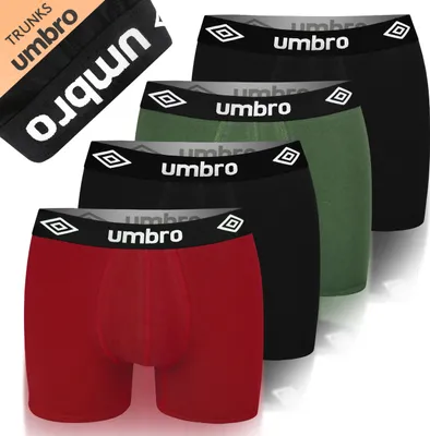 Zdjęcie produktu dla Umbro Bokserki Męskie 4 Sztuki Bm562 Rozmiar Xxl