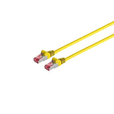 Obrázek produktu pro Patch kabel cat6A S/FTP PIMF bezhalogenový žlutý 20m