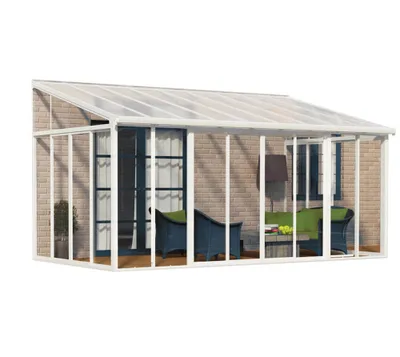 Produktbild von Palram - Canopia Aluminium Kaltwintergarten Sanremo Weiß 277x546x310 cm