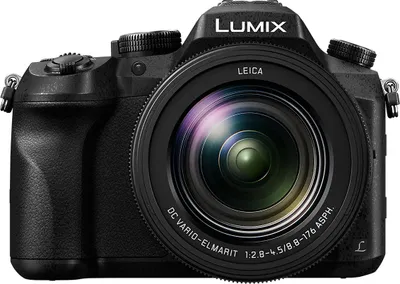 Produktbild von Panasonic Lumix DMC-FZ2000EF, 20,1 MP, 5472 x 3648 Pixel, MOS, 20x, 4K Ultra HD, Schwarz