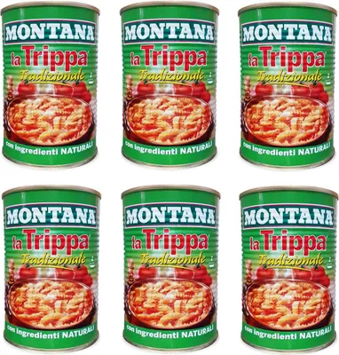 Produktbild von 6x Montana Trippa Tradizionale Kaldaunen 420 g Kutteln Fleisch in dose italien