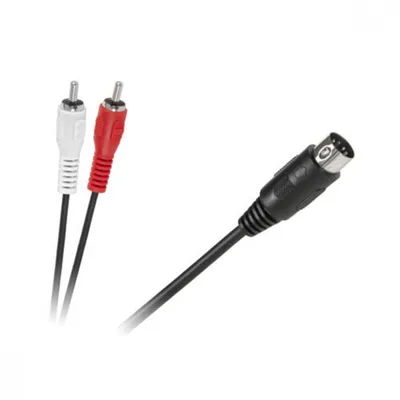 Obrázek produktu pro Kabel DIN-2 x RCA 1,2m, černý
