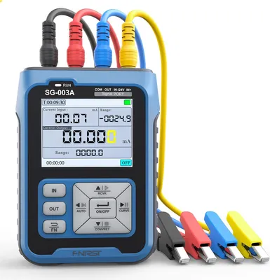 Obrázek produktu pro FNIRSI SG-003A Ruční digitální generátor signálu, 2,4" TFT LCD displej, 0-10 V, 4-20 mA, USB-C